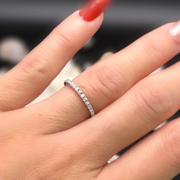 Moissanite Diamond rings set with certificate - Picture 14 of 17